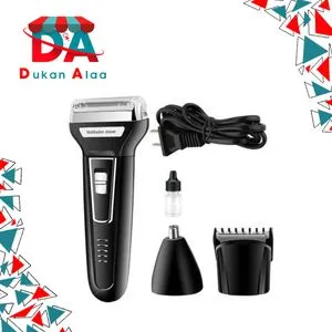 Kemei Km-6558 3 In 1 Electric Hair Clipper -  Black