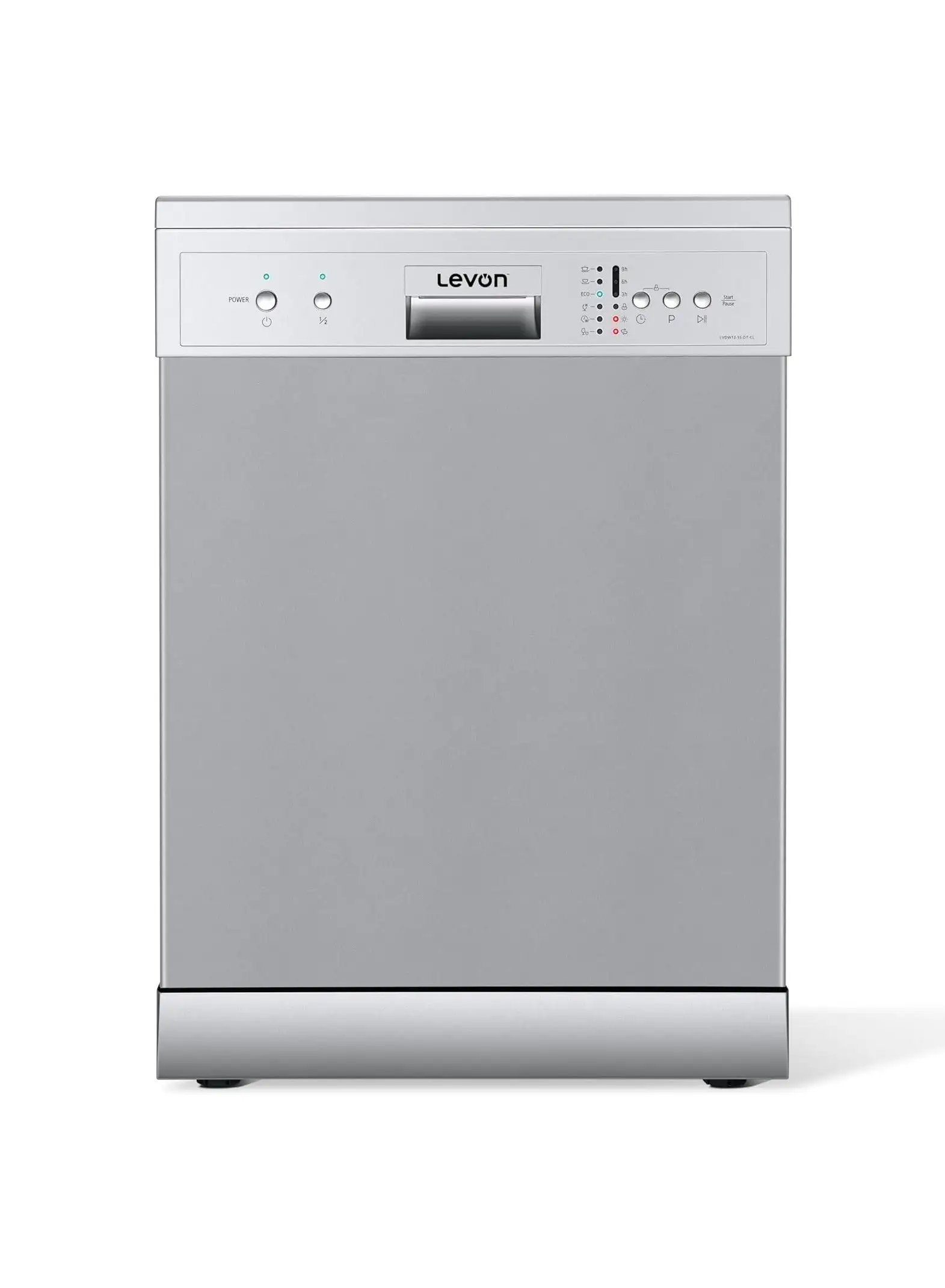 Levon Dishwasher For 12 Persons | Stainless Steel | With A 3-Stage Timer | Child Lock | 60 Cm | With 6 Comprehensive Programs - 4132002