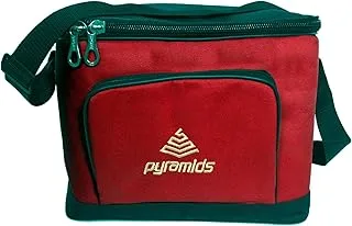 Pyramids Soft Cool Bag, 18-Liter Capacity, Red