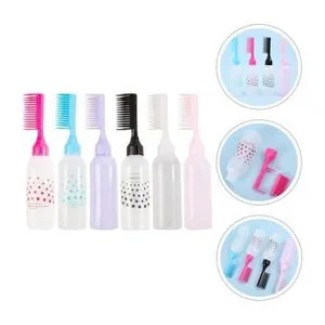 Hair Dye Bottle With Comb - Empty Refillable Dye Bottles.