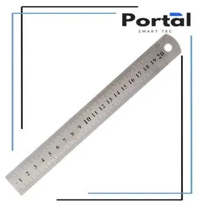 Elastic Metal Ruler - Steel (20 Cm)