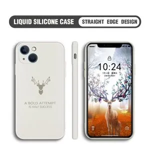 IPhone 13 Mini Case Deer Silicone Phone Cover