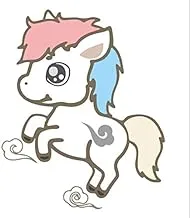 Cartoon horse stickers/room decoration wall stickers/toilet stickers/switch stickers/window stickers/notebook stickers