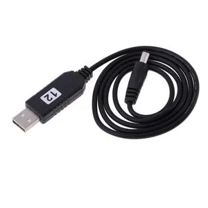 USB   DC   5V   To   12V   5 . 5mm   X   2 . 1mm   DC   Barrel   Male