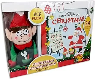 Christmas Countdown Gift Set: Storybook and Elf Plush Toy