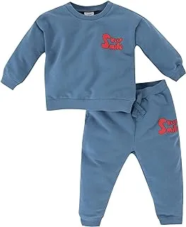 DeFacto Baby Boys Regular Fit Z1952A2 Top and Bottom 2 Piece Clothing Set