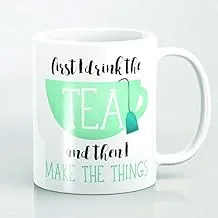 Porcelain Tea Mug Printed - 300ml