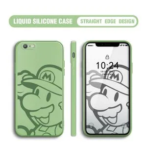 IPhone 6s Plus Case Mario Silicone Phone Cover