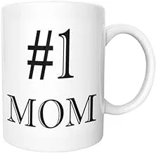 #1 Mom Coffee Mug | Worlds Best Mother Mug | Great Gift Idea for Mom Birthday Mothers Day etc | CM1046