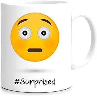 FMstyles Emojis Printed Mug, Surprised