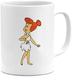 RYN PRINTED DESIGN Ceramic Coffee Mug Wilma Flintstone Cute 11ounce