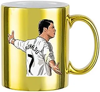 كوب ذهبي ميك كريستيانو رونالدو 11 أونصة 11 أونصة أبيض MUG80242