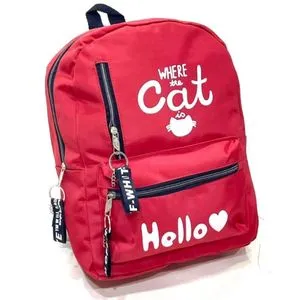 Brand Stores Casual Trendy Backpack For Girls - Red