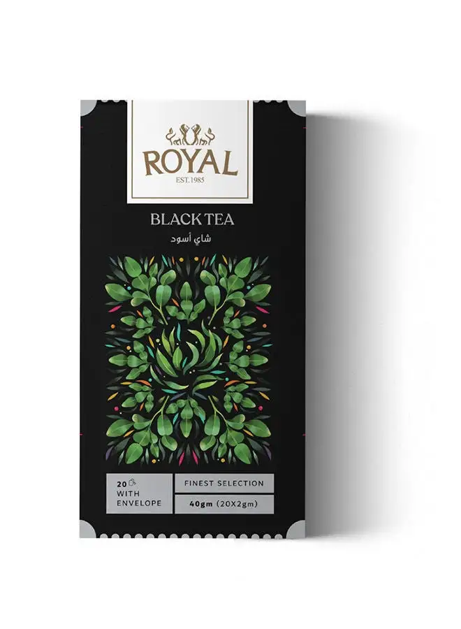 Royal Herbs Black Tea Pack of 20