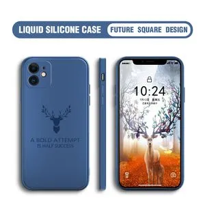 IPhone 12 Case Deer Silicone Phone Cover