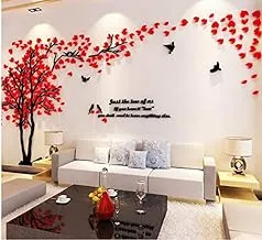 Creative Couple Tree 3D Sticker Acrylic Stereo Wall Stickers Home decor TV Backdrop Living Room Bedroom Sofa Wall Decorative mm