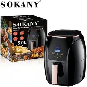 Sokany (Sk-3011) Digital Air Fryer 5L, 1500W