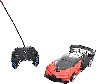 Plastic Transformation Car With Robot Figure Educational Enlighten IQ And Remote Control Amazing Design Add More Funny For Children Set Of 3 Pieces - Multi Color