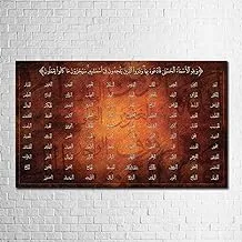 99 Names of Allah Islamic Art Canvas