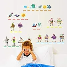 The robot cartoon wall stickers