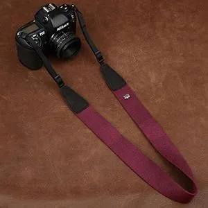 Cam In CS029 8001 8015 Universal Adjustable Cotton Leather Camera Strap Neck Shoulder Carrying Belt For Canon Sony Nikon Camera（#8004) LIG