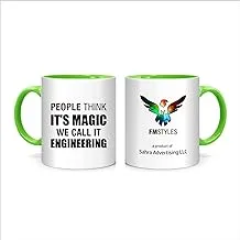 FMstyles - People think its Magic - MUG-GREEN-FMS610