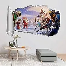 Cartoon 3D self-adhesive FORTNITE Wall Sticker Wall decoration Children's room wall decal Fortnite wall stickers