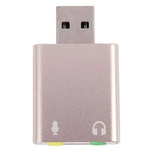 Usb كارت الصوت 7.1 USB خارجي إلى جاك 3.5 مللي متر محول سماعة الرأس ستيريو الصوت هيئة التصنيع العسكري كارت الصوت للكمبيوتر والكمبيوتر المحمول