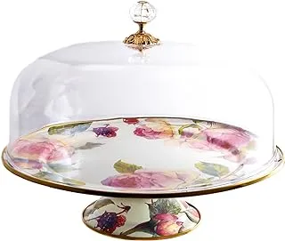 Avsar Decor 16895 Enamel Cake Plate, 20 cm Size