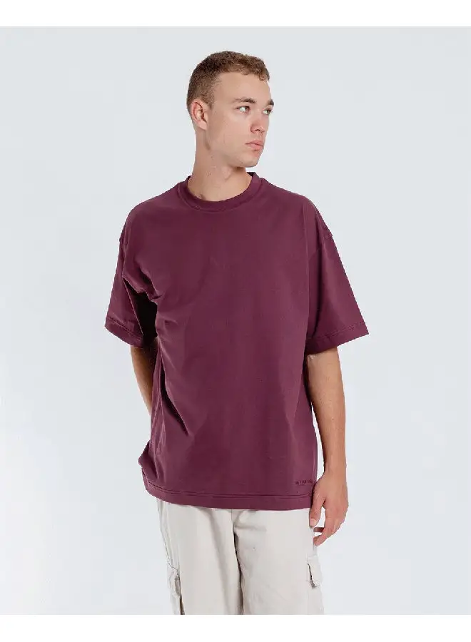 In Your Shoe Burgundy Basic Oversized Tee