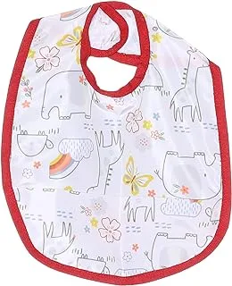 My Little World no-sleeves-waterproof-bib Rainbows and Animals