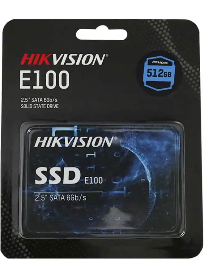 HIKVISION Hikvision 2.5 Inch Internal Ssd 512Gb, Sata 6Gb/S, Up To 550Mb/S E100 Solid State Disks 3D Nand Tlc 512 GB