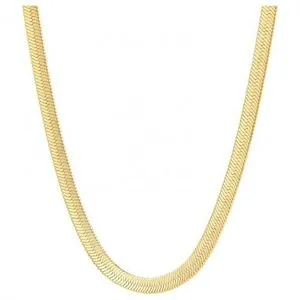 Butterfly Women's Chain, 18k Gold Plated, Size 45 Cm