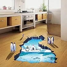 3d Polar Glacier Bedroom Living Room Sticker Decorative Wall Sticker Removable