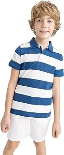 DeFacto Boys Regular Fit Short Sleeve Z2767A6 Polo Neck Shirt