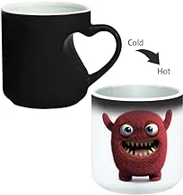 Colourful Monster Magic Mug - Heart Handle Magic Mug -va7