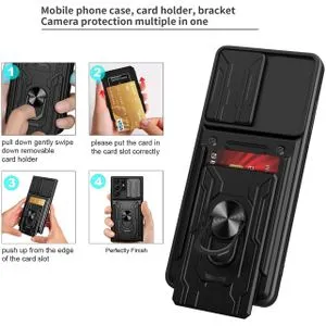 Poco X3 GT Full Protection Case Visa Card & Slider Camera Cover