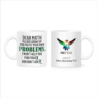 FMstyles Dear Math XY White Mug, FMS375