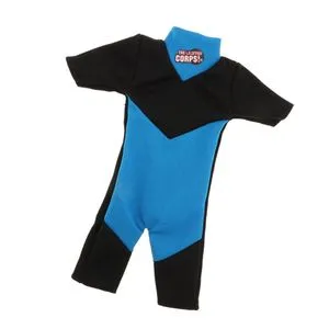 Coll Doll Clothes Diving Swimming Suit For 1 / 6 Soldier Doll Blue