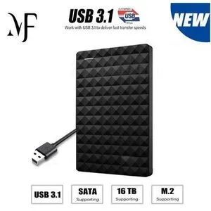 16TB SSD Hard Disk Drive HDD Mobile External Storage Device