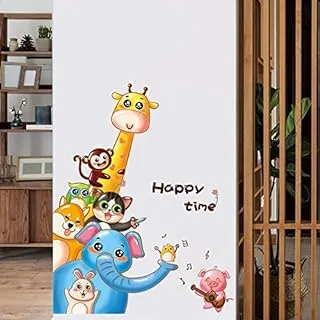 Nordic Cartoon Animal Style Home Wall Decoration Stickers Room Wall Stickers Waterproof-8QZ0953