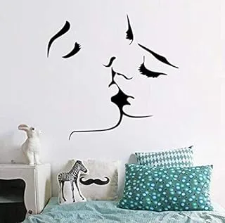 Kiss wall sticker living room bedroom wallpaper kiss wedding sticker wedding room wallpaper