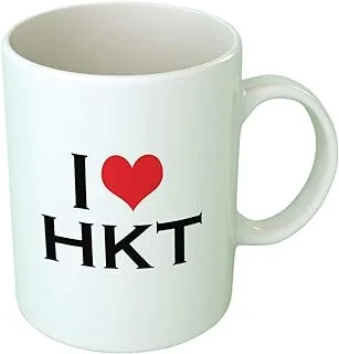 مج بطبعة سريعة الطباعة I Love HKT - متعدد الألوان