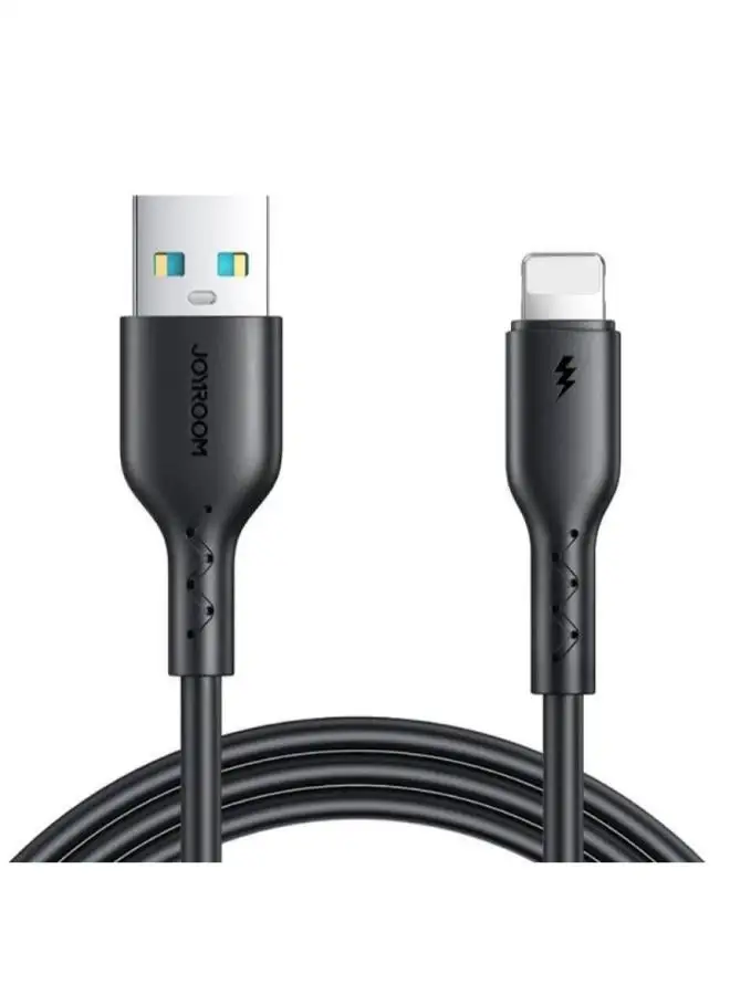 JOYROOM SA26-AL3 Flash Charge USB-A to Lightning Cable, 1M - Black