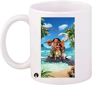 RYN PRINTED/Moana/Mug White Blue Beige Standard Size