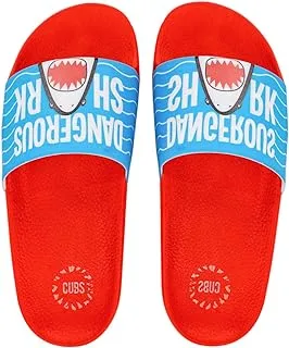 Cubs boys Dangerous Shark Slide Sandal