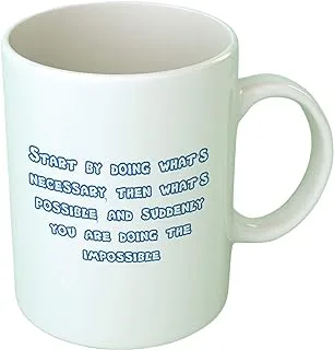 Upteetude Necessary Coffee Mug - White