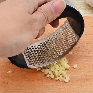 Pressed Garlic Press - Stainless Steel.