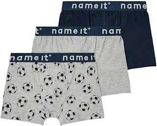 name it Boy'S Boxer Trunks Grey Melange, 116