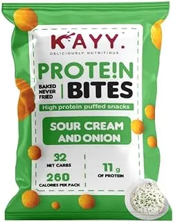 Kayy Sour Cream and Onion Protein Bites 60 g